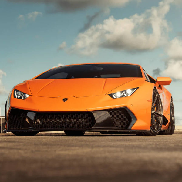Vorsteiner Front Bumper with Front Spoiler Novara Edizione (Gloss Carbon) for Lamborghini Huracan LP610-4 / LP580-2