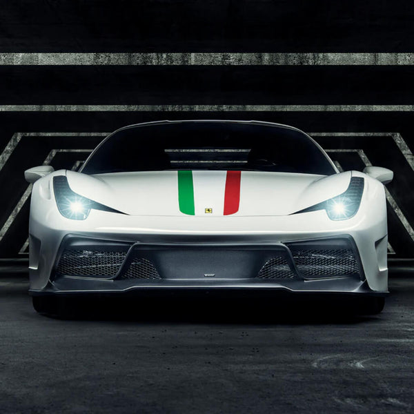 Vorsteiner Front Bumper with Front Spoiler VX AERO (Gloss Carbon) for Ferrari 458 Italia 2009-2015