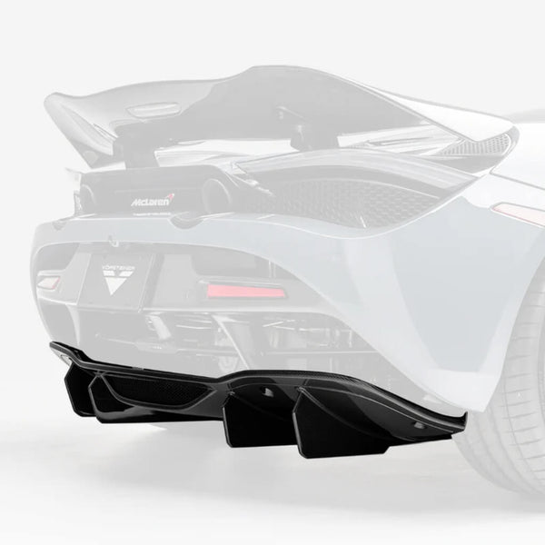 Vorsteiner Rear Diffuser Silverstone Edition (Gloss Carbon) for McLaren 720S 2017+