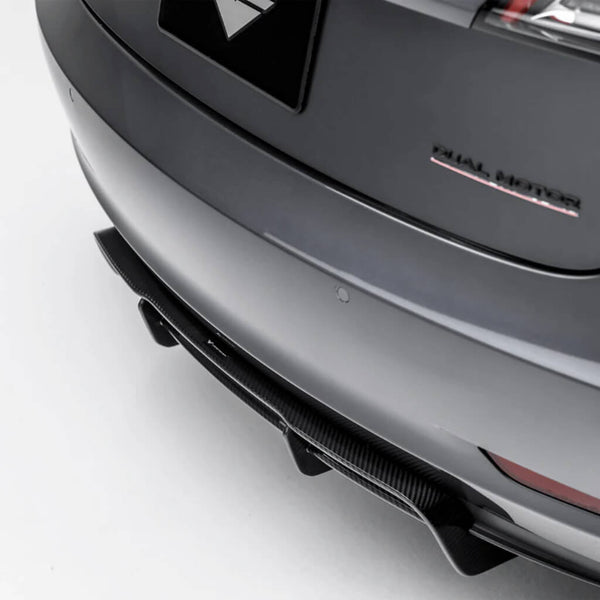 Vorsteiner Rear Diffuser Volta (Gloss Carbon) for Tesla Model 3 2017+