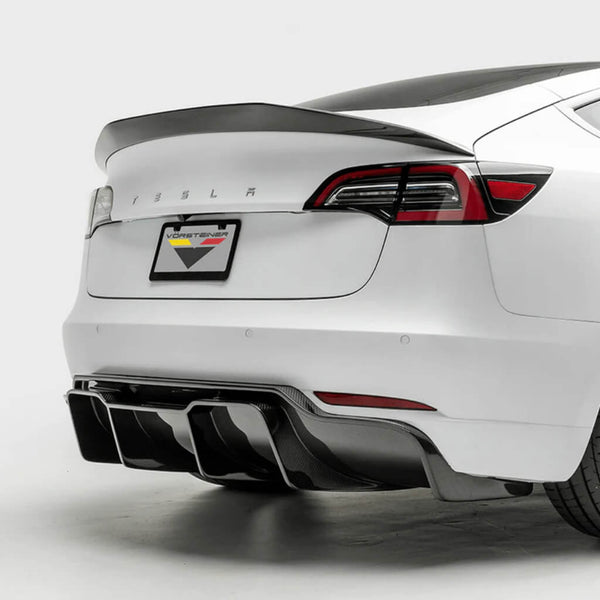 Vorsteiner Decklid Spoiler Volta (Gloss Carbon) for Tesla Model 3 2017+