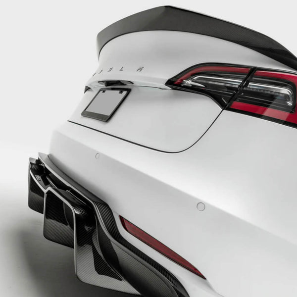 Vorsteiner Decklid Spoiler Volta (Gloss Carbon) for Tesla Model 3 2017+