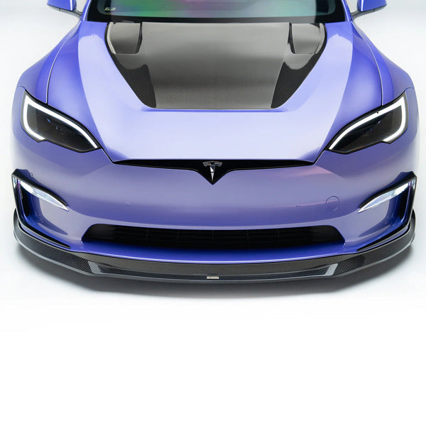 Vorsteiner Front Spoiler VRS (Gloss Carbon) for Tesla Model S Plaid 2021+