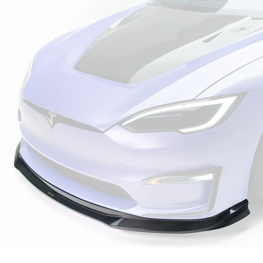 Vorsteiner Front Spoiler VRS (Gloss Carbon) for Tesla Model S Plaid 2021+