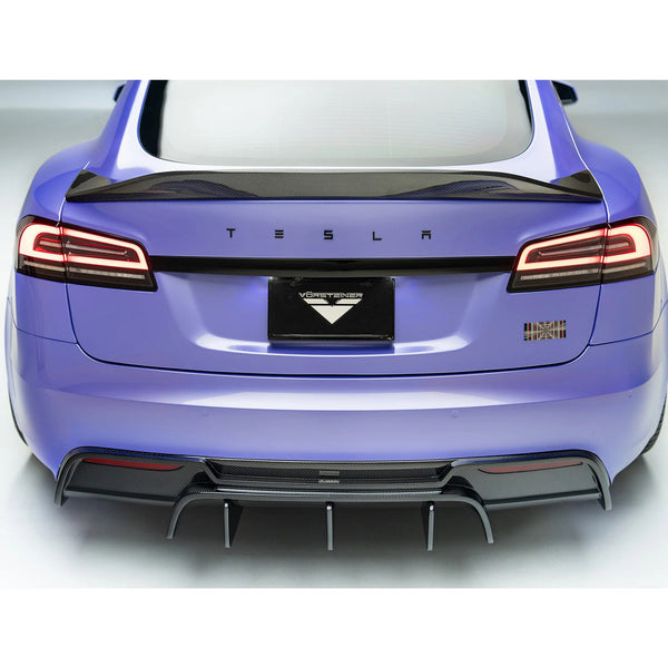 Vorsteiner Decklid Spoiler VRS (Gloss Carbon) for Tesla Model S Plaid 2023+