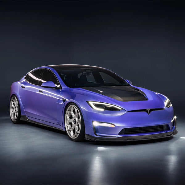Vorsteiner Hood VRS (Satin Carbon) for Tesla Model S Plaid 2021+