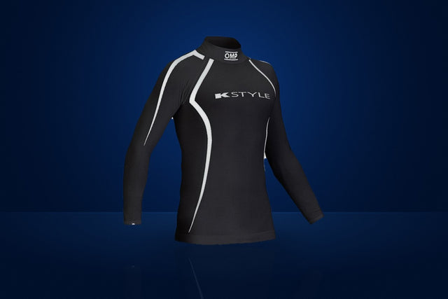 OMP KS Spring Karting Base Layer Top (Long Sleeve) – Black