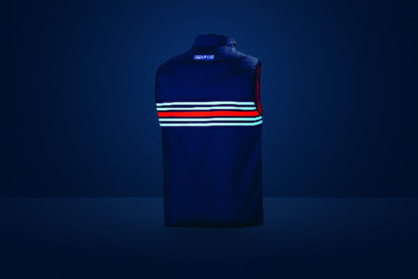 Sparco Martini Racing Striped Vest – Navy