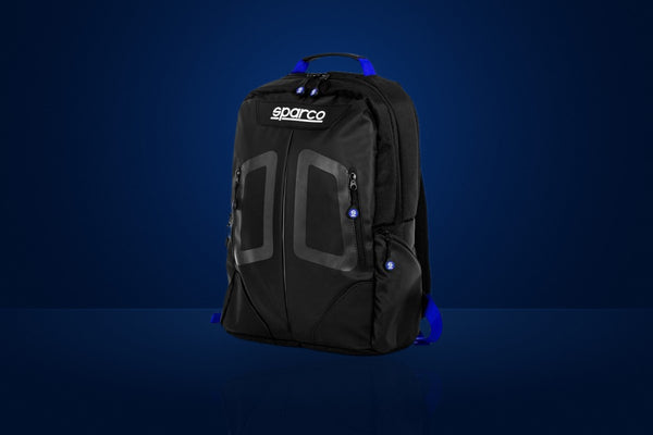 Sparco Stage Backpack – Black / Blue