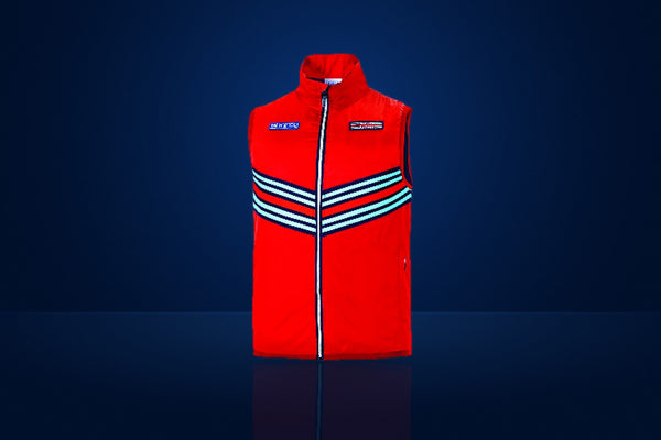 Sparco Martini Racing Striped Vest – Red