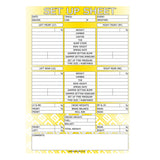 B-G Racing Chassis Setup Sheets (50 Pages, A4)