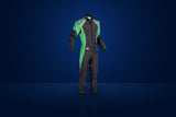 OMP KS-3 Karting Suit (2018 MY) – Black / Fluo Green