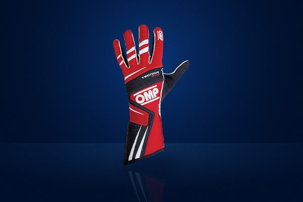 OMP Tecnica EVO Racing Gloves – Red / Black / White