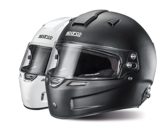 Sparco Air Pro RF-5W Full-Face Race Helmet (with HANS clips) – Black