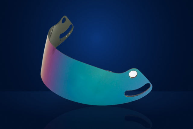Stilo Short Visor (for WRC DES / Trophy DES / ST4R / ST4F) – Blue Mirror