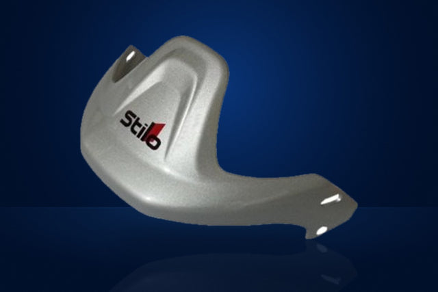Stilo Helmet Peak (for WRC DES / ST4R / Trophy DES) – Silver
