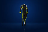 Sparco Kerb Lady Women's Karting Suit – Black / Grey / Fluo Yellow