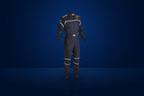 OMP Blast Lamborghini Mechanic Suit – Navy / White Stripe