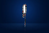 Red Line Badge Lanyard with Buckle and Carabiner