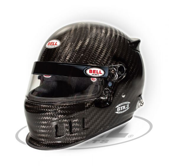 Bell GTX3 Carbon Race Helmet (with HANS clips) – Carbon