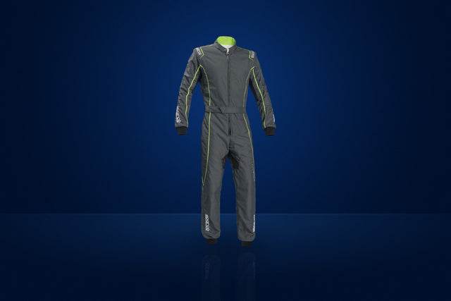 Sparco Groove KS-3 Karting Suit – Grey / Fluo Green