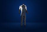 OMP First Evo Race Suit (2019 MY) – Black / White
