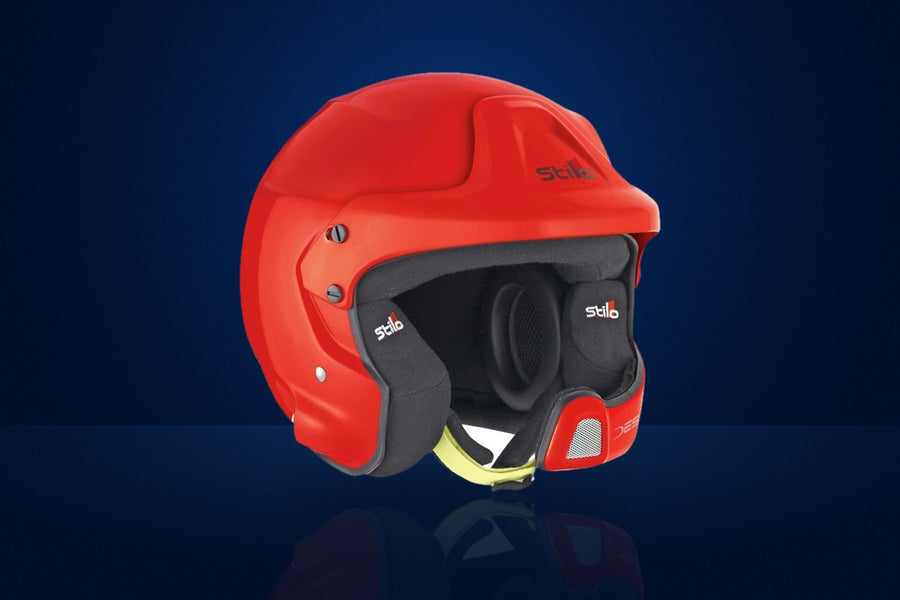 Stilo WRC DES Offshore Powerboat Racing Helmet (WRC headset, without HANS clips) – Orange