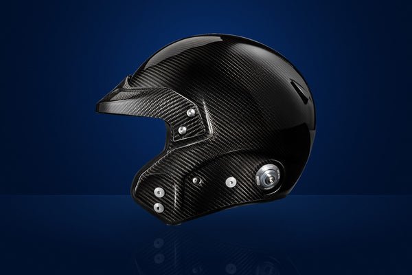 Sparco Sky RJ-7 / RJ-7i Carbon Open-Face Race Helmet (with HANS clips) – Carbon