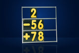 OMP Pit Board with Numbers, 720 x 720 mm