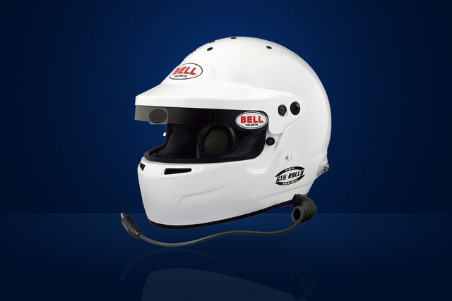 Bell GT5 Rally Race Helmet (with HANS clips) – White