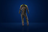 OMP KS Art Karting Suit – Black / Fluo Yellow