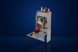 B-G Racing Wall-Mounted Utility Cabinet