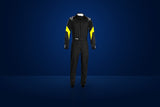 Sparco Competition Race Suit – Black / Fluo Yellow