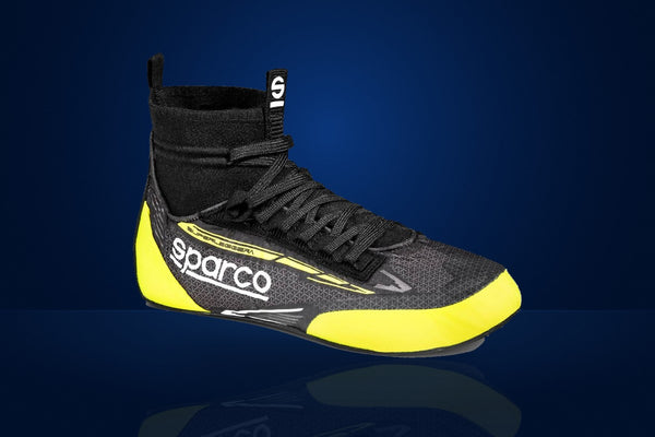 Sparco Superleggera Racing Shoes – Black / Fluo Yellow