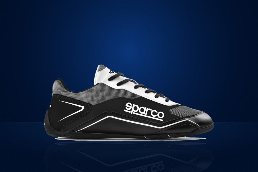 Sparco S-Pole Casual Shoes – Black / Grey / White