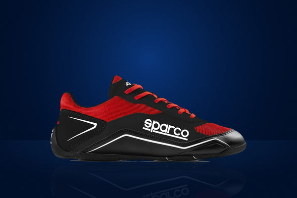 Sparco S-Pole Casual Shoes – Black / Red