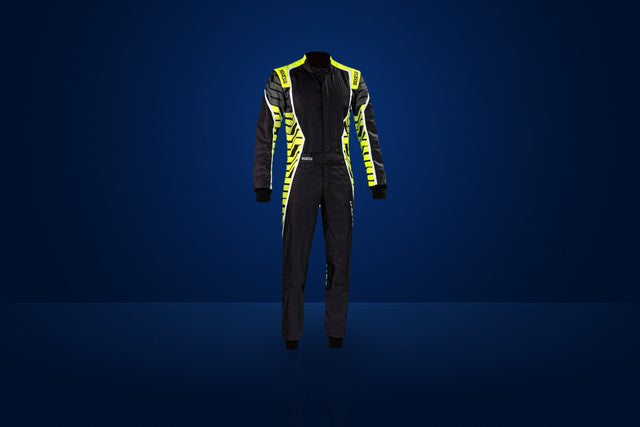 Sparco X-Light Karting Suit – Black / Fluo Yellow