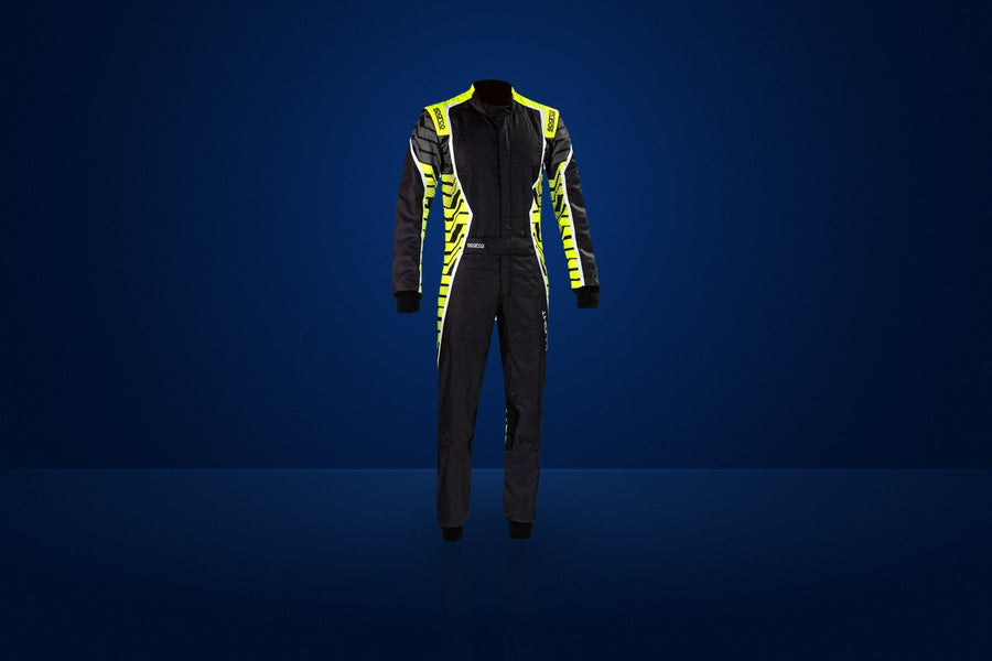 Sparco X-Light Karting Suit – Black / Fluo Yellow