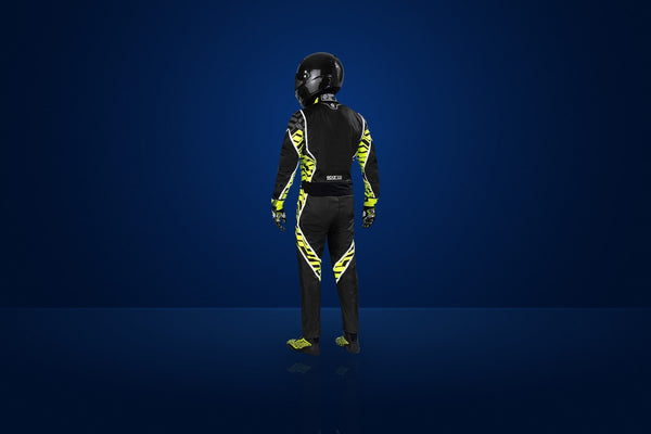 Sparco X-Light Karting Suit – Black / Fluo Yellow
