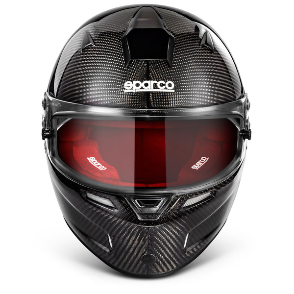 Sparco Sky RF-7W Carbon Race Helmet – Carbon / Red