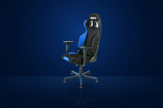 Sparco Grip Office Chair (Fabric) – Black / Blue