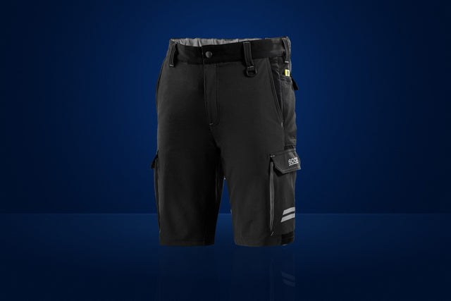 Sparco Tech Mechanic Shorts – Black / Grey