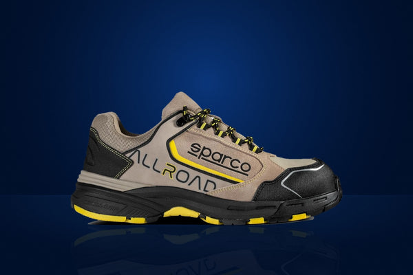 Sparco Allroad S3 Mechanic Shoes – Light Brown / Yellow
