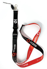 Sparco Gaming Lanyard (10 pcs) – Black / Red