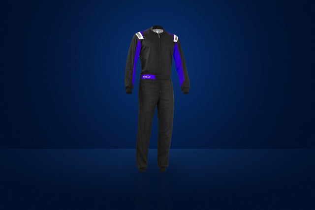 Sparco Rookie Karting Suit – Black / Blue