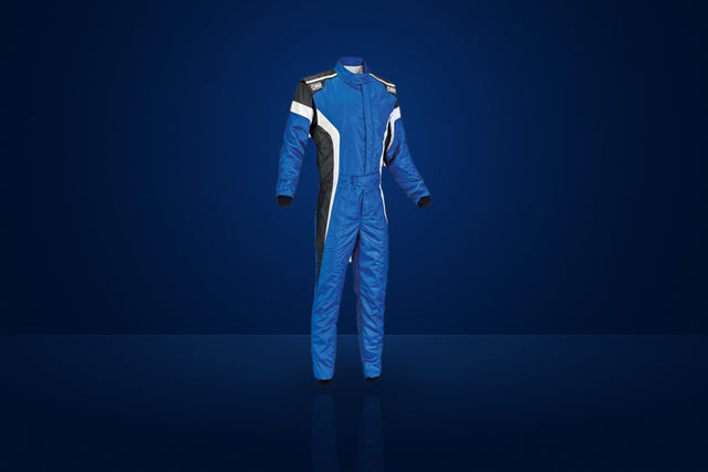 OMP Tecnica-S Race Suit – Blue / White / Black