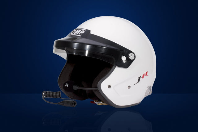 OMP J-RALLY Race Helmet – White