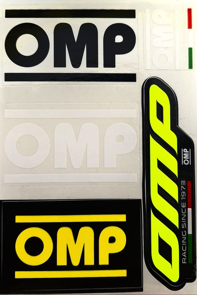 OMP Logo Block Sticker (15 x 10 cm)