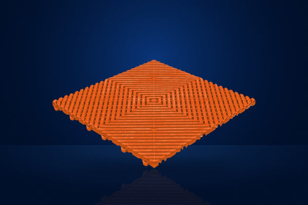 Caseliner Modular Floor Tiles (Flat Ribs) – Orange
