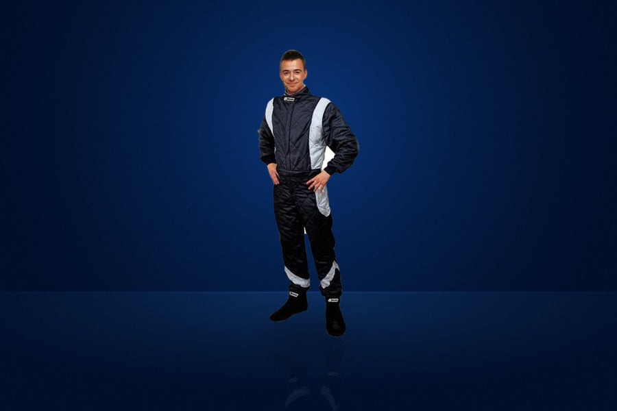 Chrono Cyclone Race Suit – Blue / Grey